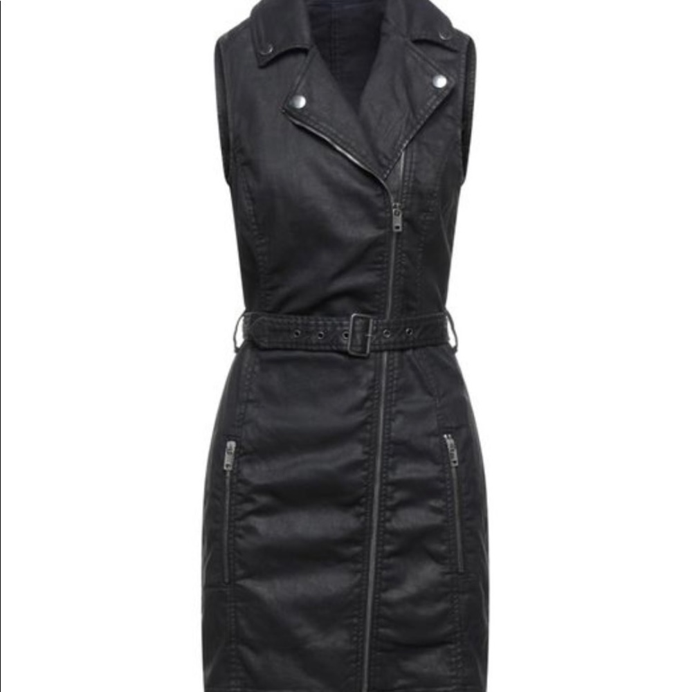 Diesel D-AICO-NE Coated denim mini dress. NWOT